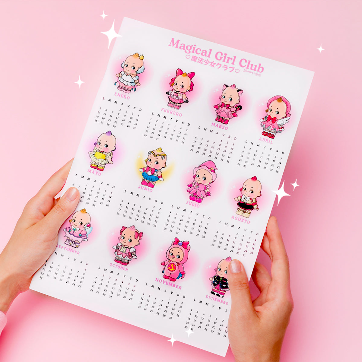 Calendario GRATIS KewPie Magical Girl Anime DIGITAL