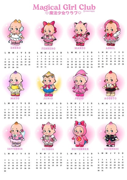 Calendario GRATIS KewPie Magical Girl Anime DIGITAL