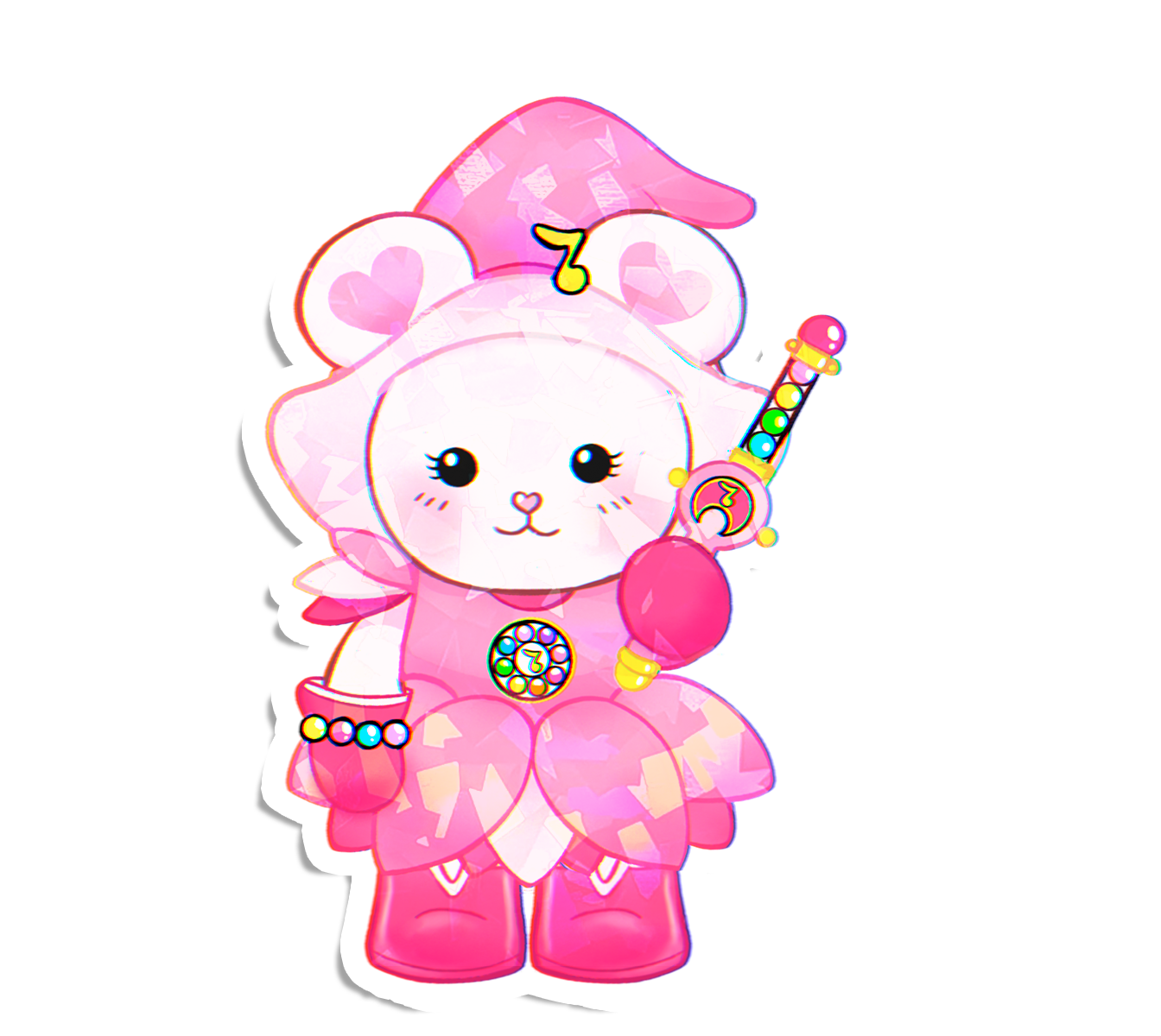 Doremi anime kawaii magical girl sticker