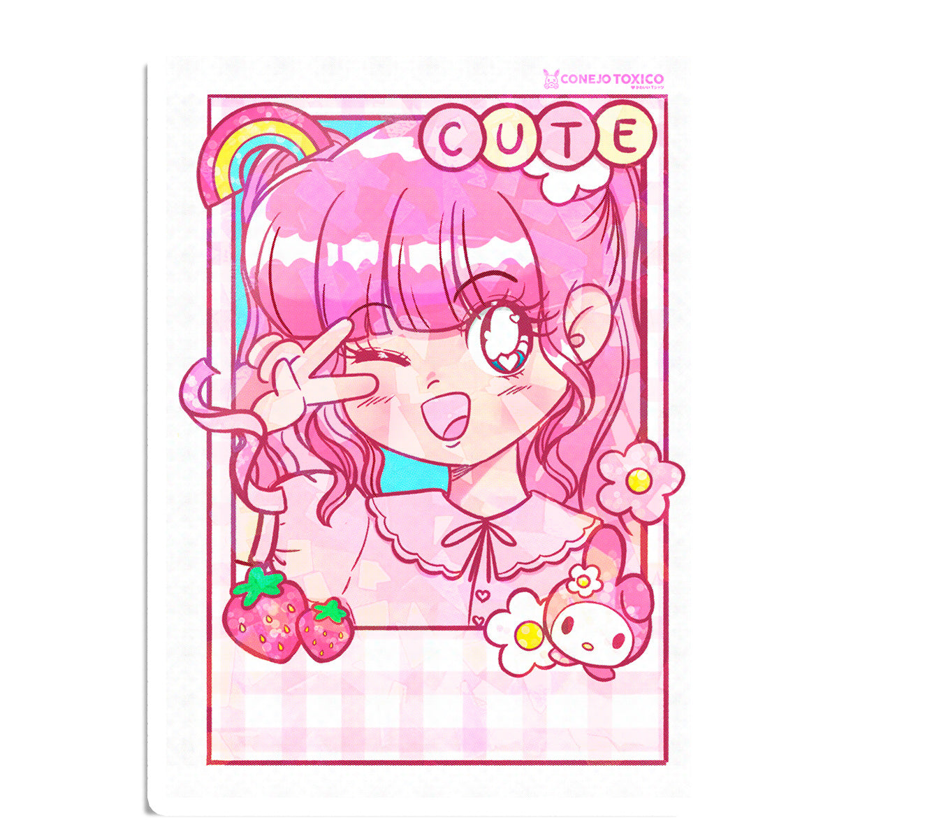 Sticker My melody Kawaii Cute