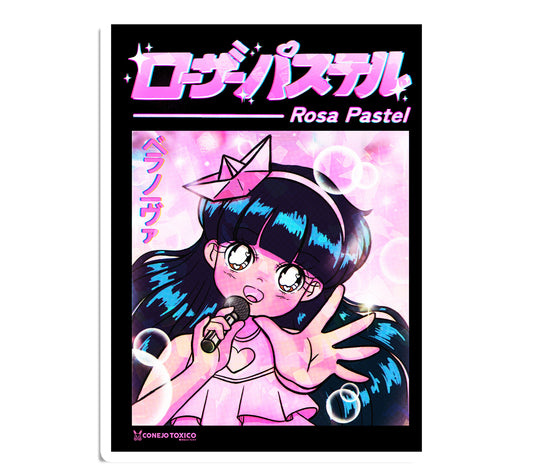 Sticker Rosa Pastel Belanova&nbsp; anime kawaii