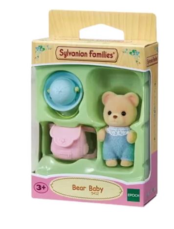 Sylvanian Families Baby Bear Figure Con Accesorios