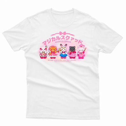 Playera Blanca Unisex Sylvanian Families Magical Girl