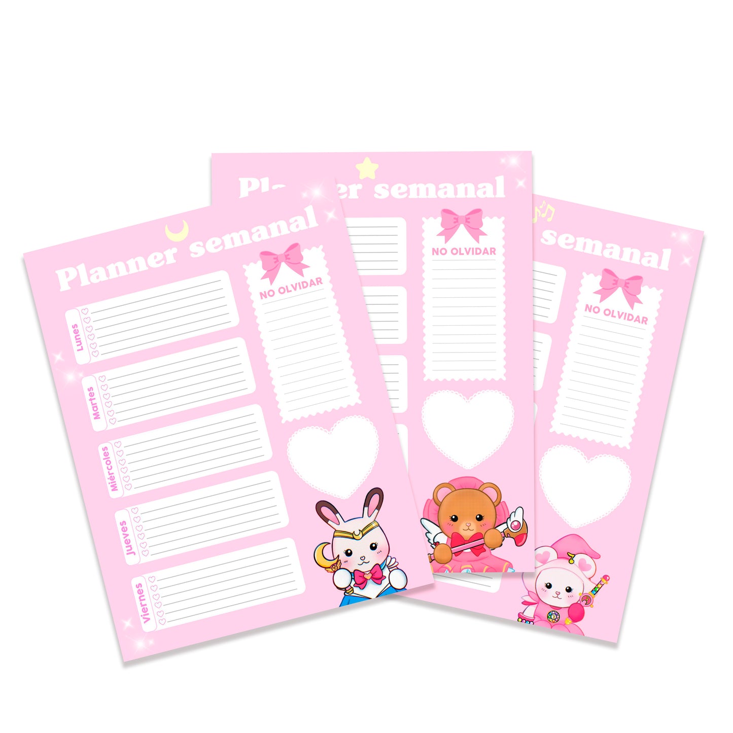 Weekly Planner Sylvanian Magical Girls