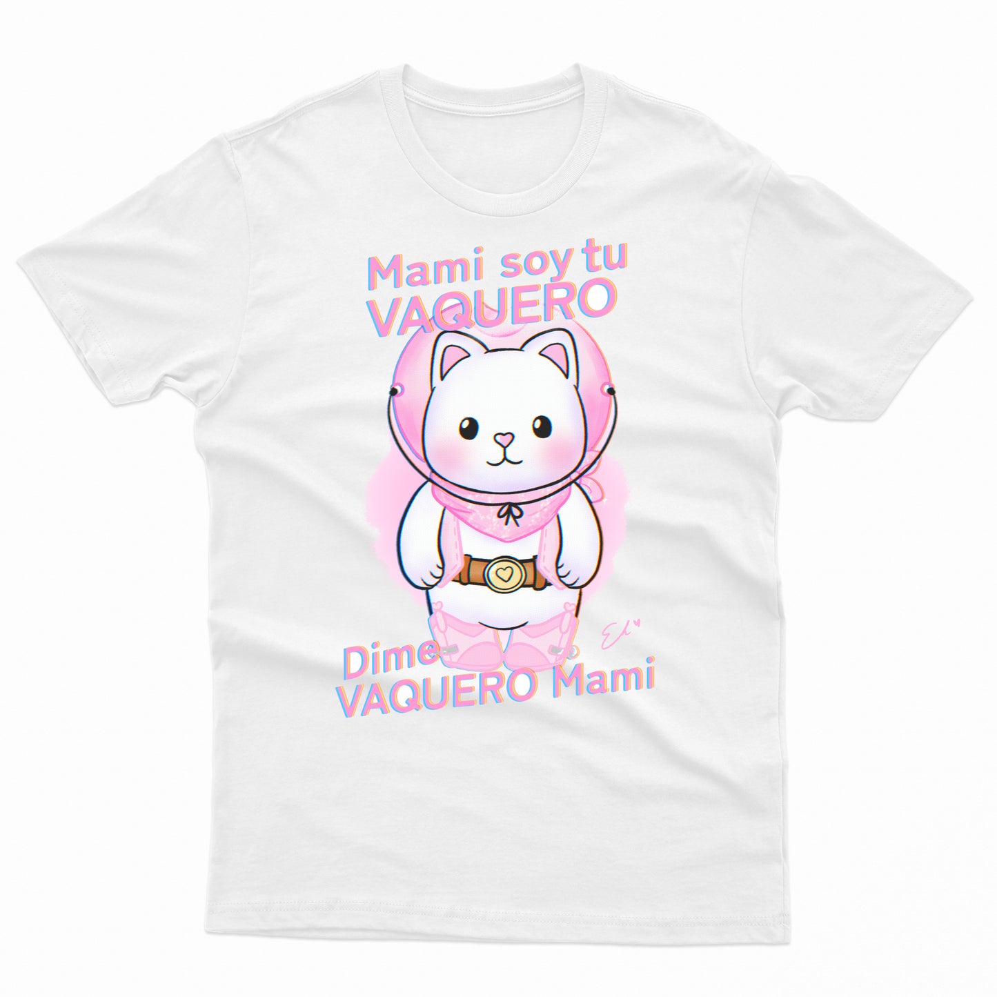 Playera blanca Unisex Sylvanian Families