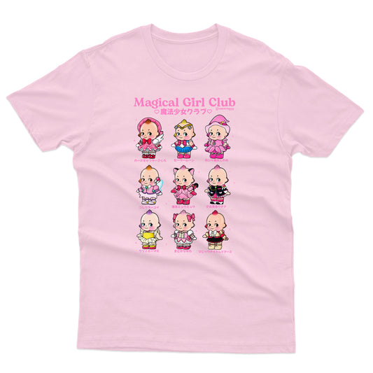 Playera rosa pastel Kewpie Jueguete Retro Magical Girls