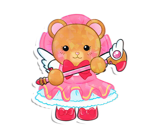 Sakura Sylvanian anime kawaii magical girl sticker