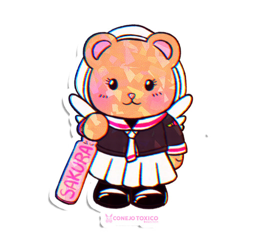 Sticker Holografico  Sylvanian Families Magical Girl  Sakura Card Captor