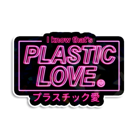 Sticker Plastic Love Song