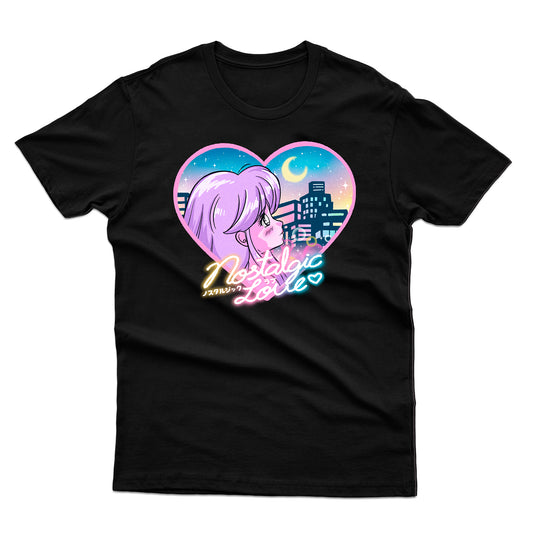 Playera negra  Sailor Moon City Pop con estampado frente, manga corta unisex y cuello redondo, confeccionada en tejido de 100% algodón.