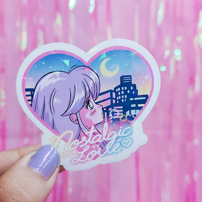 Sticker Anime Retro Nostalgic Love